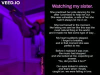 Sister's Romantic Pole Dance